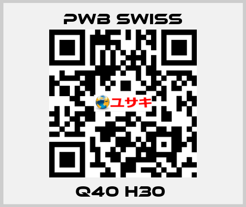 Q40 H30  PWB Swiss