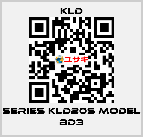 Series KLD20S Model BD3 KLD