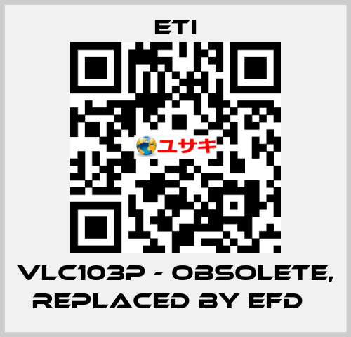 VLC103P - obsolete, replaced by EFD   Eti