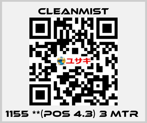 1155 **(pos 4.3) 3 mtr  CleanMist