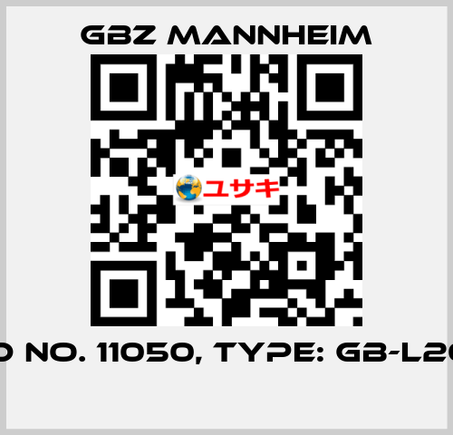 Id No. 11050, Type: GB-L20  GBZ MANNHEIM