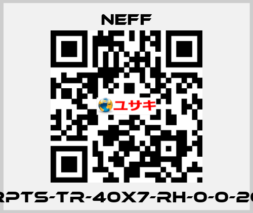 TGS-RPTS-Tr-40x7-RH-0-0-2000-0 Neff