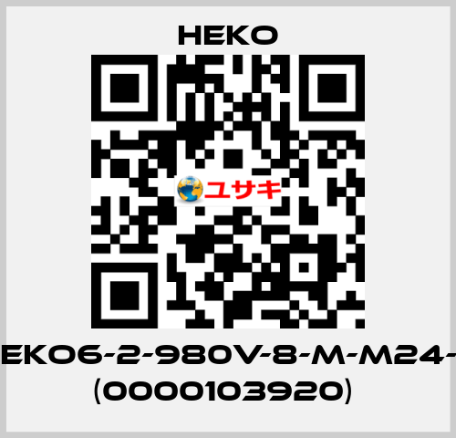 KB-105-TS-HEKO6-2-980V-8-M-M24-1DL-SPS1481 (0000103920)  HEKO