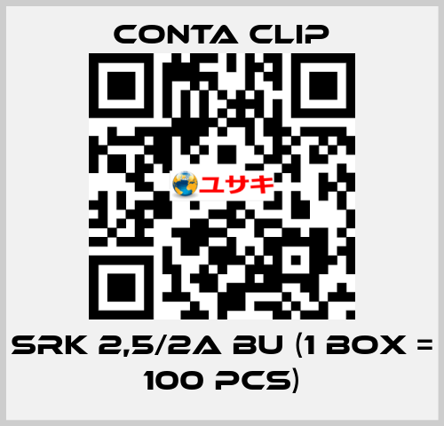 SRK 2,5/2A BU (1 box = 100 pcs) Conta Clip