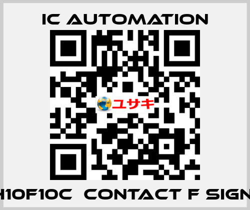 H10F10C  Contact F sign  ic automation