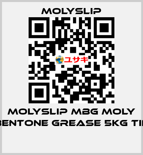 Molyslip MBG Moly Bentone Grease 5Kg Tin  Molyslip