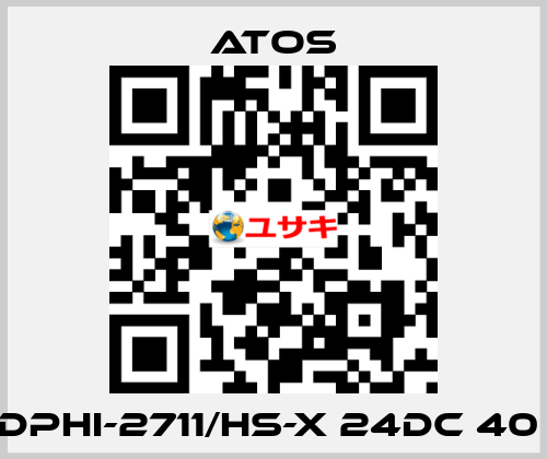 DPHI-2711/HS-X 24DC 40  Atos