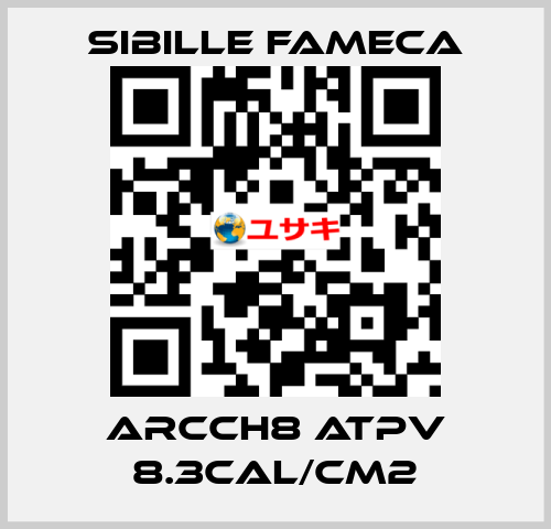 ARCCH8 ATPV 8.3CAL/CM2 Sibille Fameca