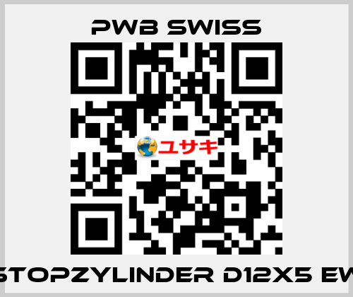 Stopzylinder D12x5 EW PWB Swiss