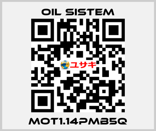 MOT1.14PMB5Q Oil Sistem