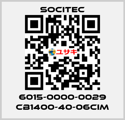 6015-0000-0029 CB1400-40-06CIM Socitec