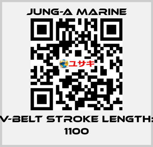 V-belt stroke length: 1100 JUNG-A MARINE