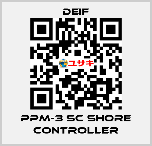 PPM-3 SC shore controller Deif