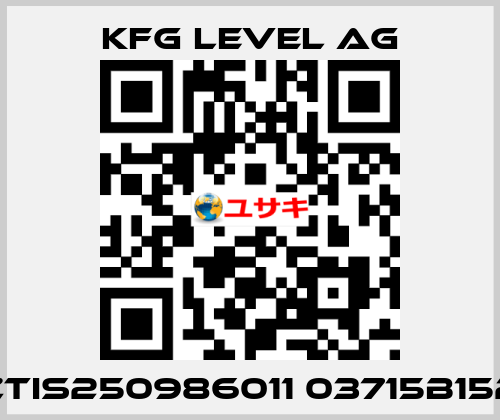 ZTIS250986011 03715B152 KFG Level AG