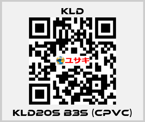 KLD20S B3S (cpvc) KLD