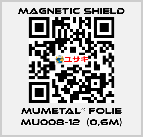 MuMETAL® Folie MU008-12  (0,6m) Magnetic Shield