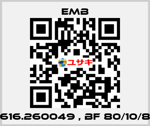 616.260049 , BF 80/10/8 Emb