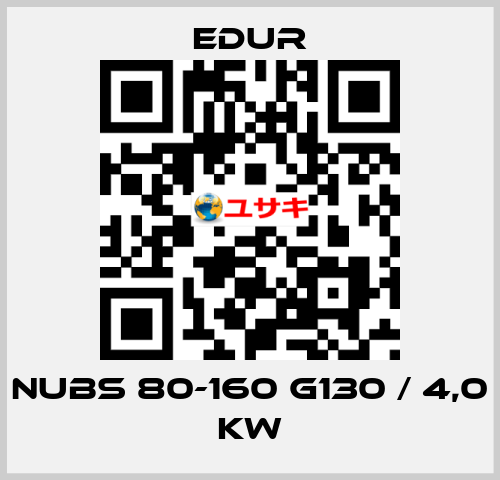 NUBS 80-160 G130 / 4,0 KW Edur