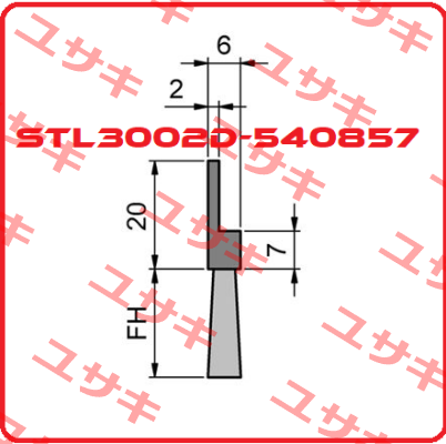 STL3002D-540857 Mink Bürsten