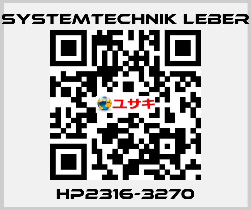 HP2316-3270 Systemtechnik LEBER