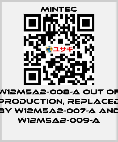 W12M5A2-008-A out of production, replaced by W12M5A2-007-A and W12M5A2-009-A MINTEC