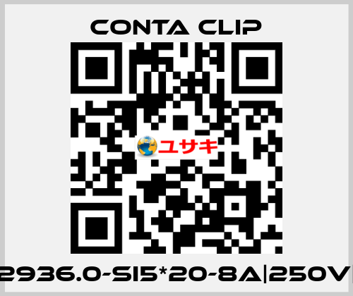 2936.0-SI5*20-8A|250V| Conta Clip