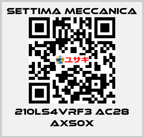 210LS4VRF3 AC28 AXS0X Settima Meccanica