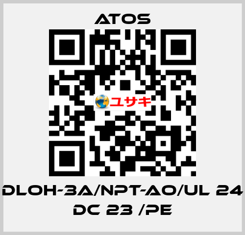 DLOH-3A/NPT-AO/UL 24 DC 23 /PE Atos