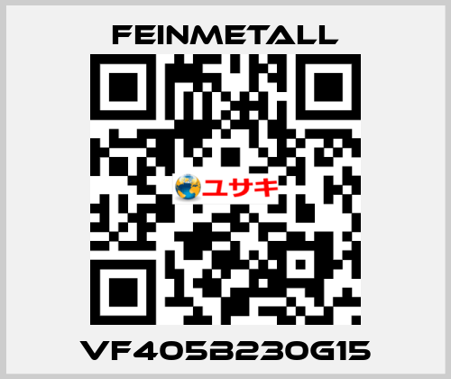 VF405B230G15 FEINMETALL