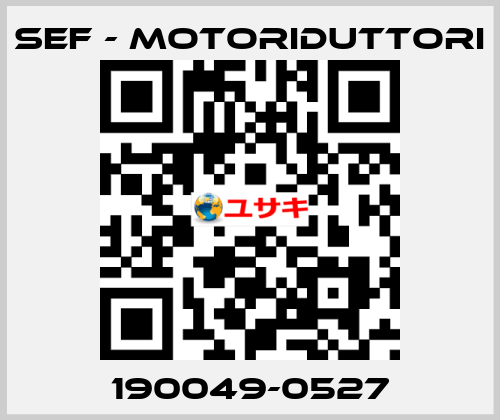 190049-0527 SEF - MOTORIDUTTORI