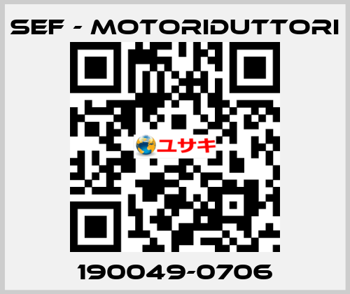 190049-0706 SEF - MOTORIDUTTORI