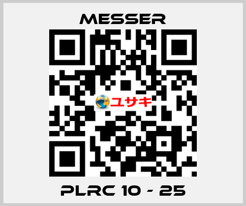 PLRC 10 - 25 Messer