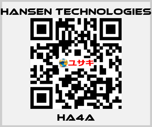 HA4A HANSEN TECHNOLOGIES