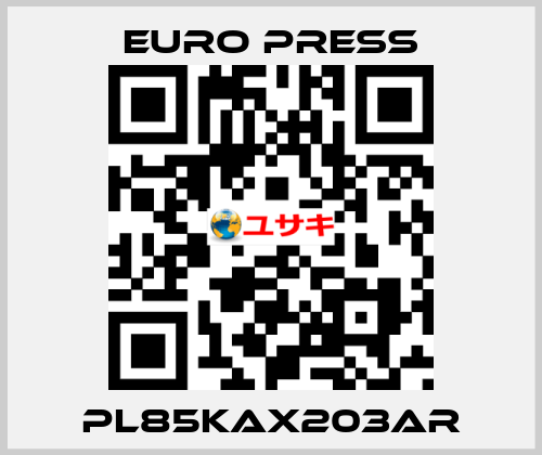 PL85KAX203AR Euro Press