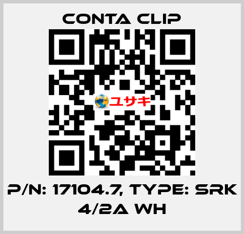 P/N: 17104.7, Type: SRK 4/2A WH Conta Clip