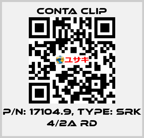 P/N: 17104.9, Type: SRK 4/2A RD Conta Clip