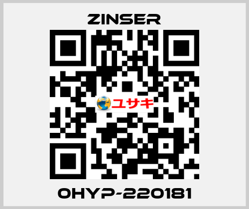 0HYP-220181 Zinser