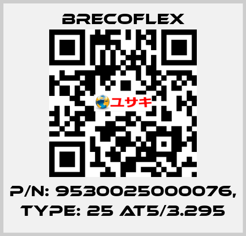 P/N: 9530025000076, Type: 25 AT5/3.295 Brecoflex