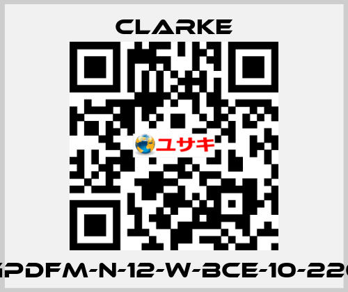 GPDFM-N-12-W-BCE-10-220 Clarke