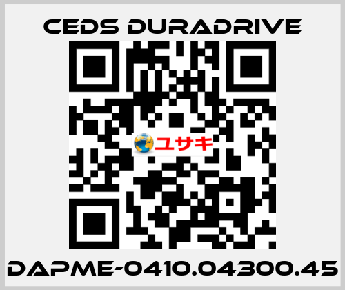 DAPME-0410.04300.45 Ceds Duradrive