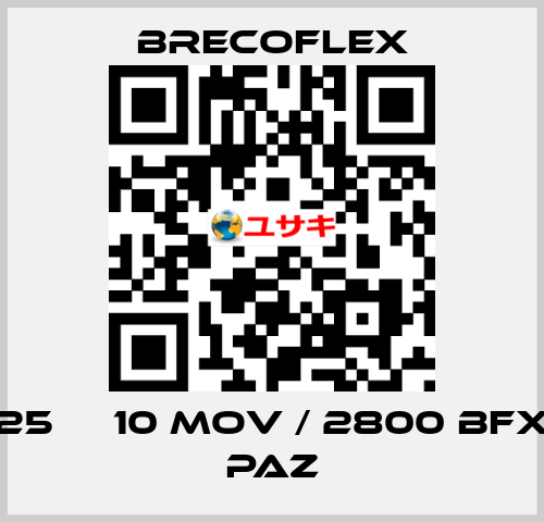 25 АТ10 MOV / 2800 BFX PAZ Brecoflex