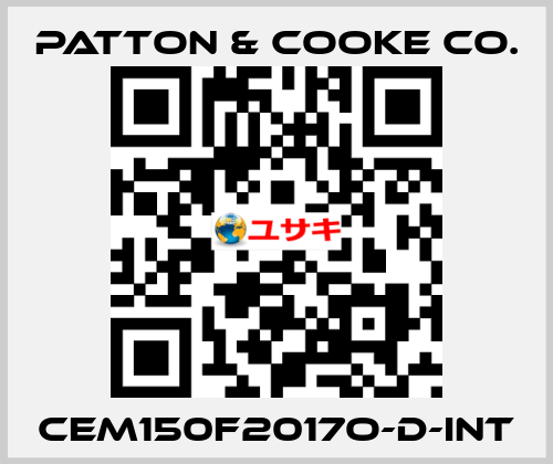 CEM150F2017O-D-INT Patton & Cooke Co.