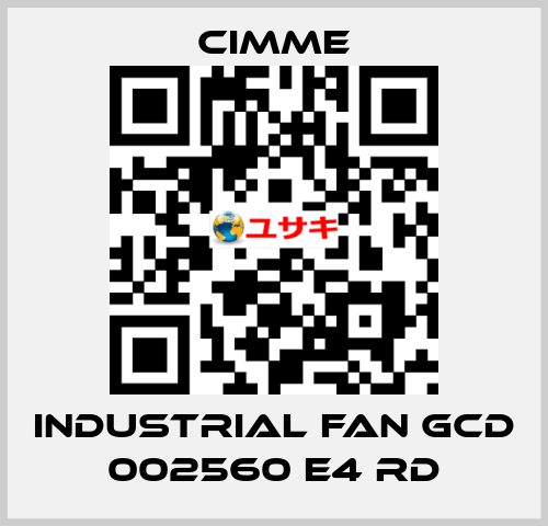 Industrial Fan GCD 002560 E4 RD Cimme