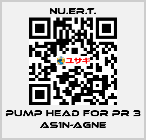 pump head for PR 3 AS1N-AGNE NU.ER.T.