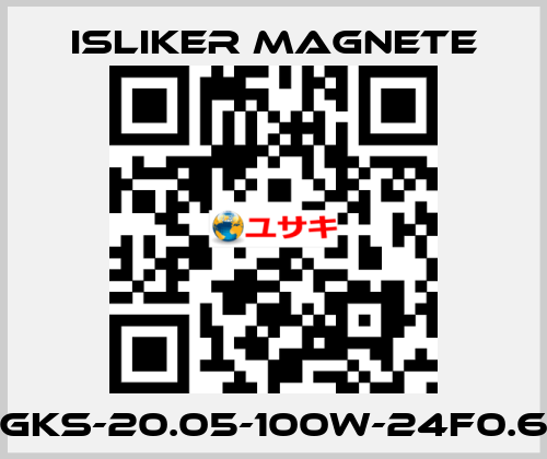 GKs-20.05-100W-24F0.6 ISLIKER MAGNETE