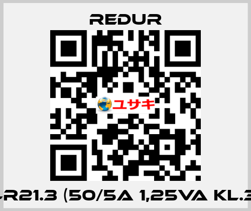 4R21.3 (50/5A 1,25VA Kl.3) Redur