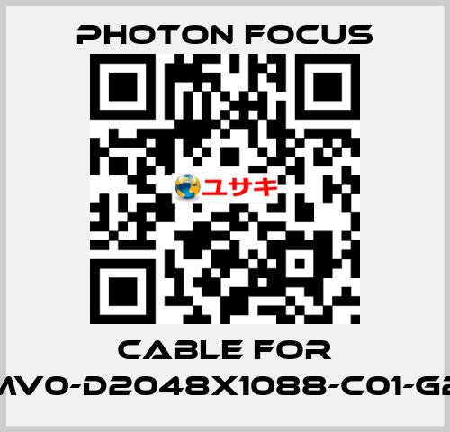 cable for MV0-D2048X1088-C01-G2 PHOTON FOCUS