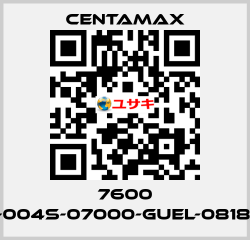 7600 ----004S-07000-GUEL-081877 CENTAMAX