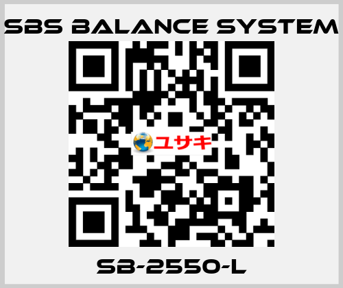 SB-2550-L SBS BALANCE SYSTEM