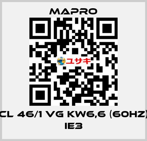 CL 46/1 VG kW6,6 (60Hz) IE3 Mapro